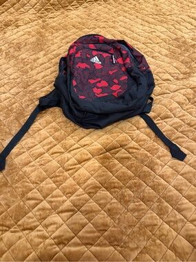 adidas Kids Backpack in Black and Red